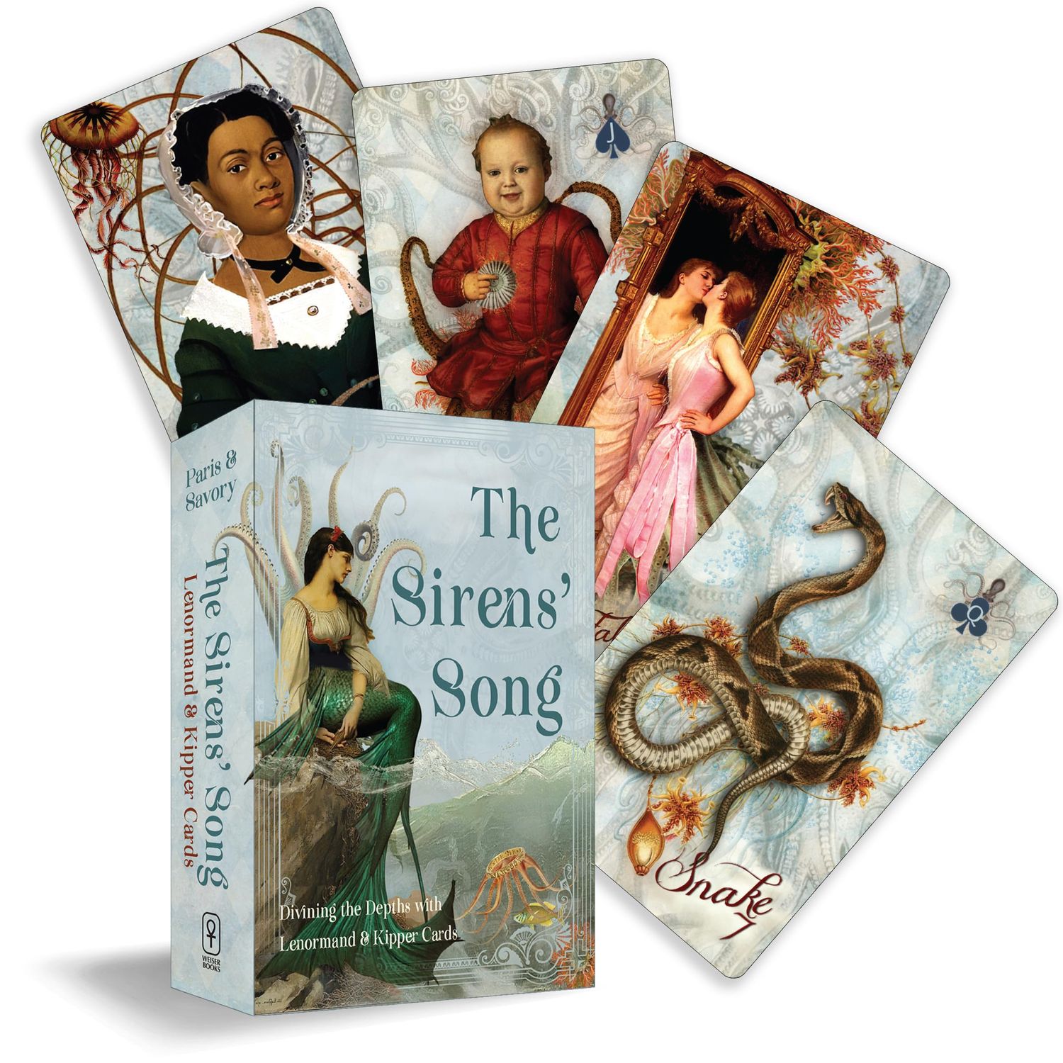 The Sirens&#39; song Lenormand And Kipper Cards BOX SET