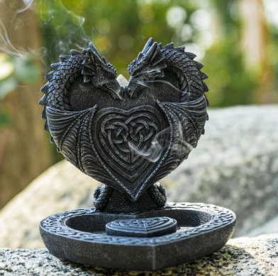 DRAGON DOUBLE HEART BACKFLOW BURNER 13940