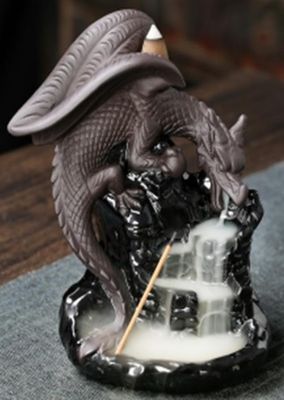 Flying Dragon Backflow Cone Burner 6.5&quot;H x 5&quot;W