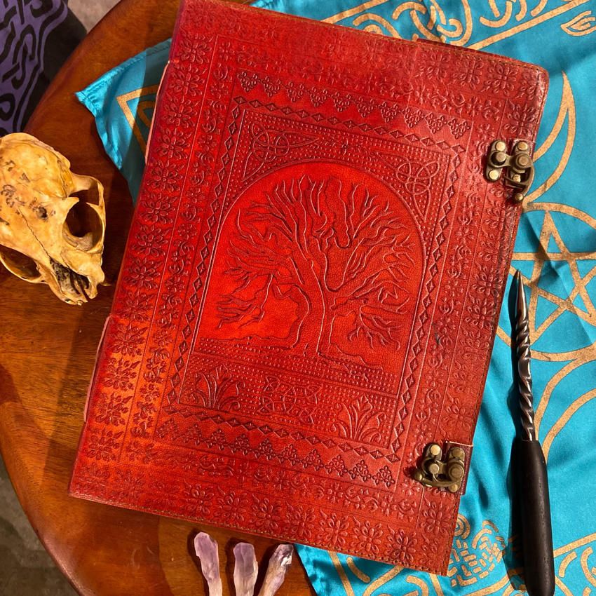 Leather Journal Tree Of Life Large