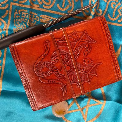Leather Journal Dragon