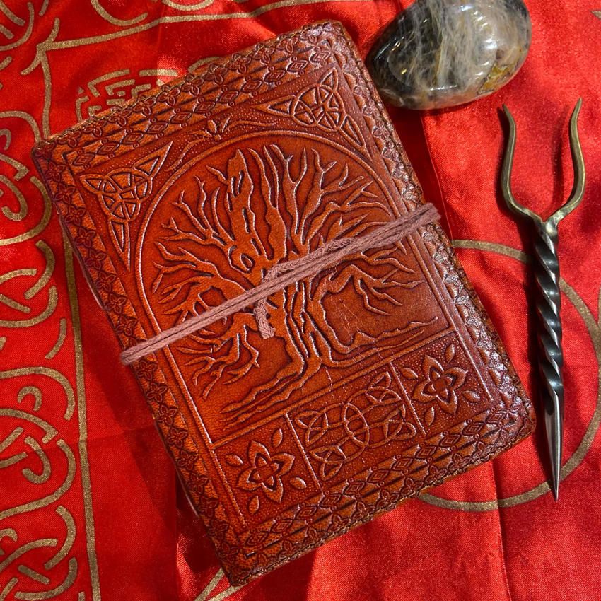 Leather Journal Tree Of Life