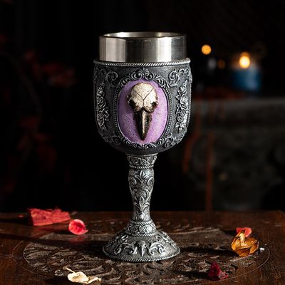 Raven Skull Goblet 15736