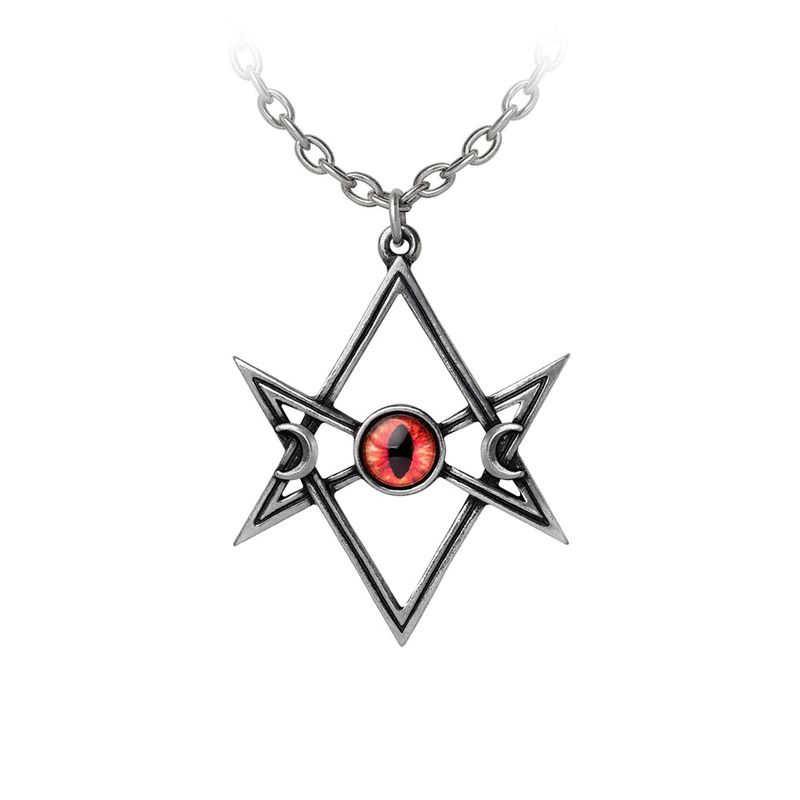 Unicursal Hexagram Eye Pendant P947