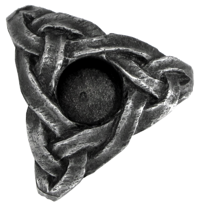 Pewter Mini Triskelion Candle Holder