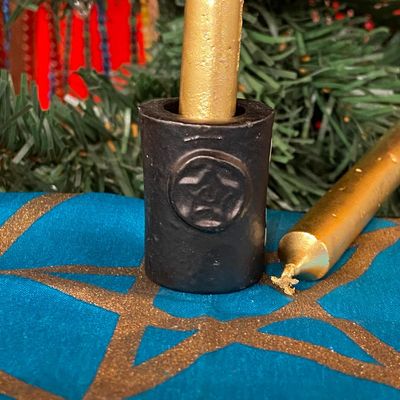 Cast Iron Chime Holder - Pentagram (CS29)