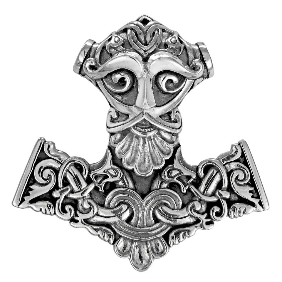 Sterling Silver Thor Hammer Pendant