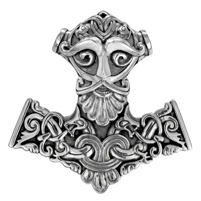 Sterling Silver Thor Hammer Pendant