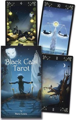 BLACK CATS TAROT: (78-card deck &amp; instruction booklet)