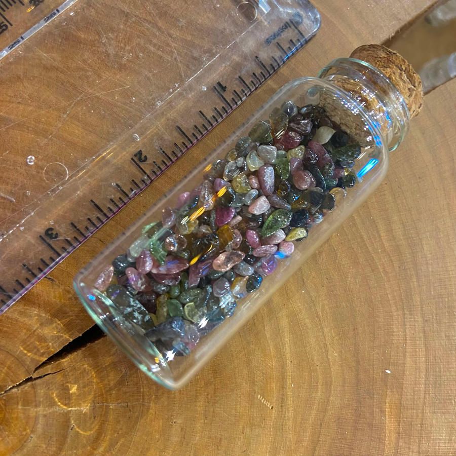 Medium 2.5 Inch spell jars (Crystal Chip Bar)