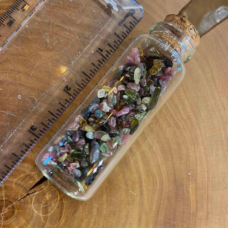 Large 3 inch Spell Jar (Crystal Chip Bar)
