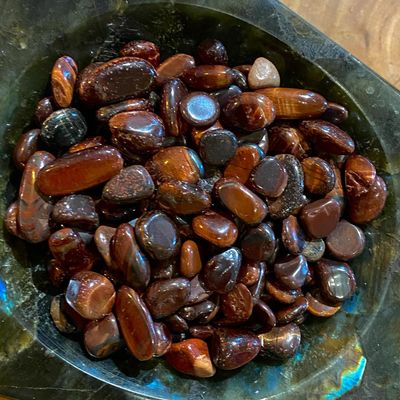 Red Tiger Eye Chips 1oz (Crystal Chip Bar)