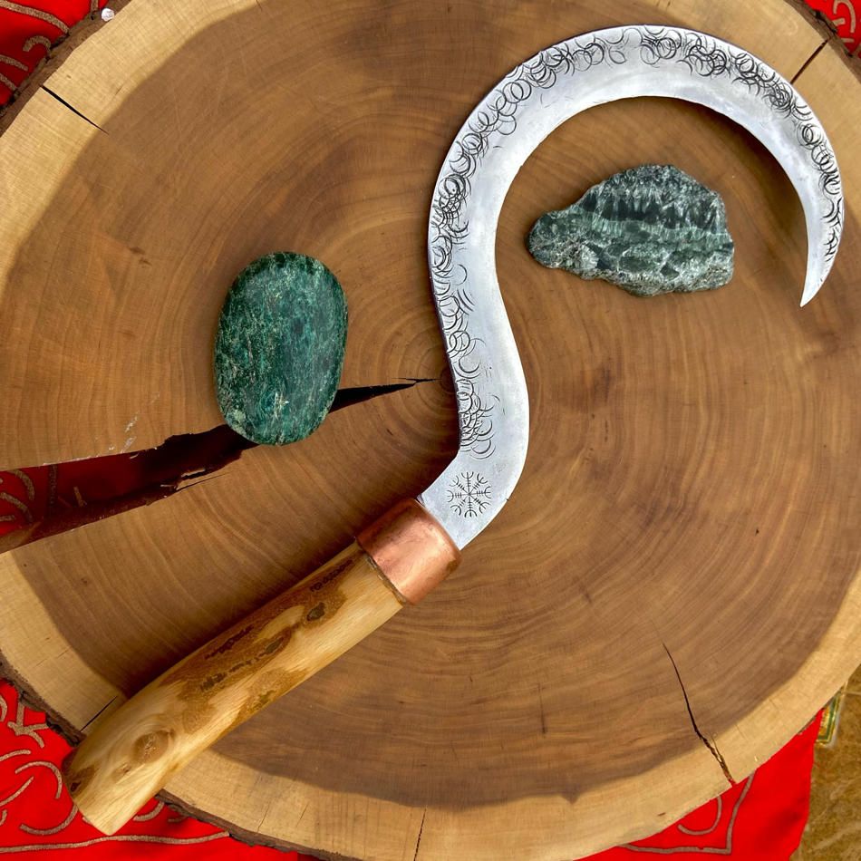 Boline With Helm Of Awe and Hawthorn Handle