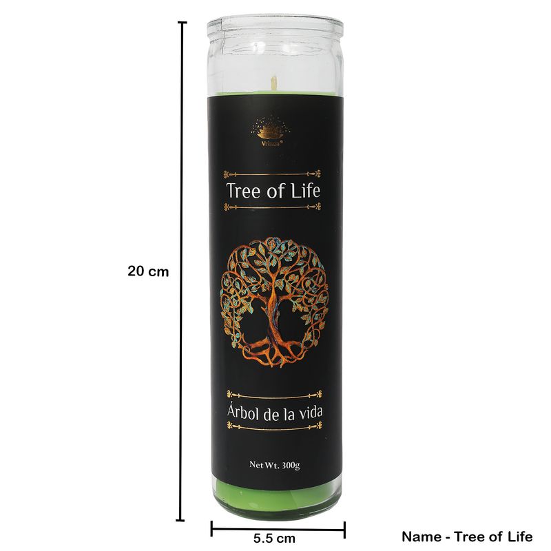 7 Day Jar Candle Tree Of Life