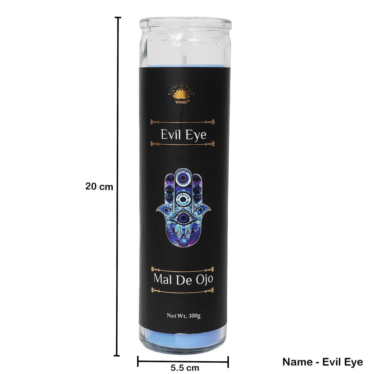 7 Day Jar Candle Evil Eye