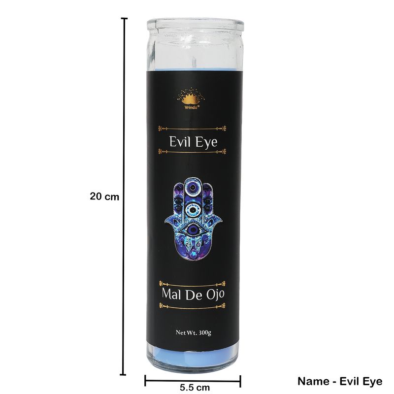 7 Day Jar Candle Evil Eye