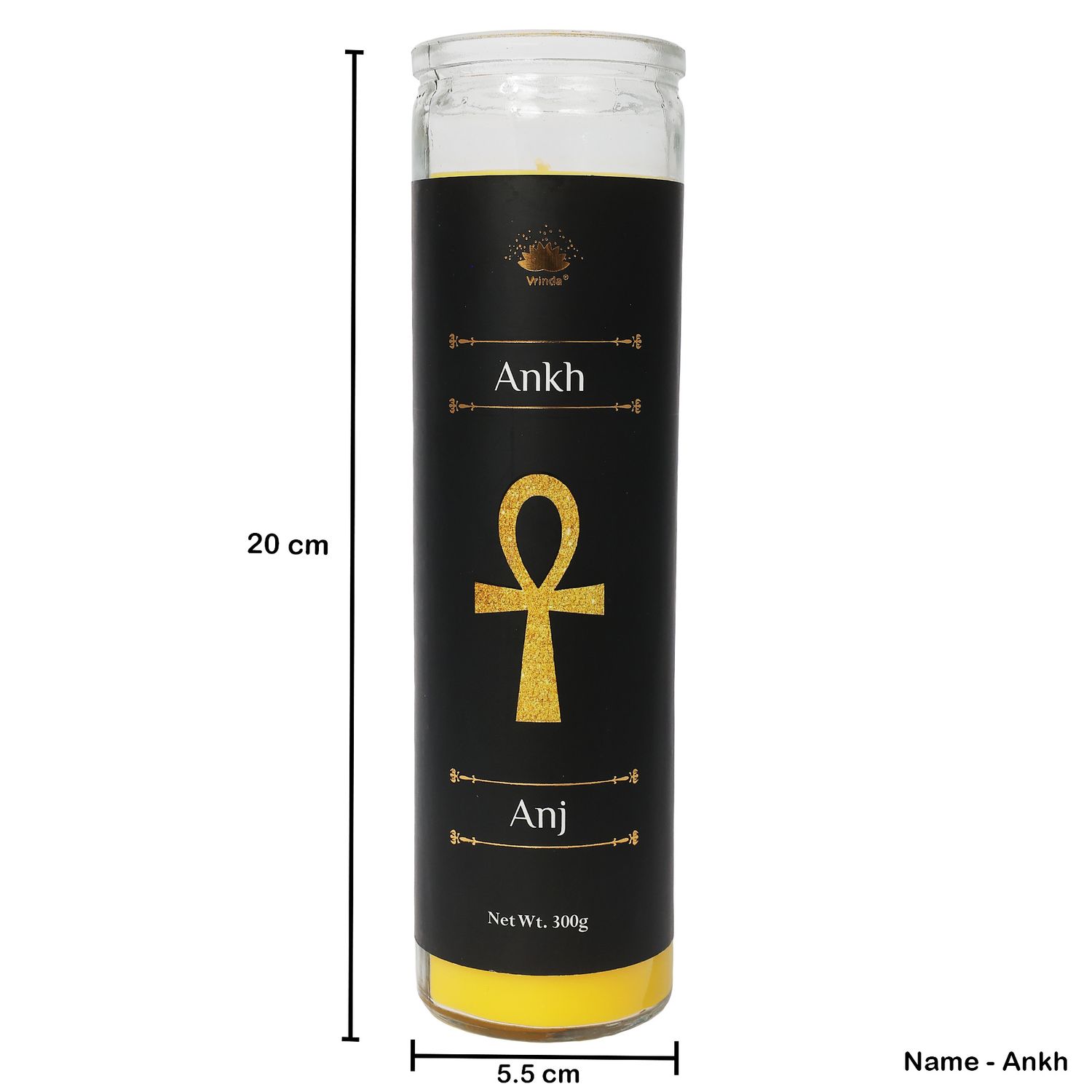 7 Day Jar Candle Ankh