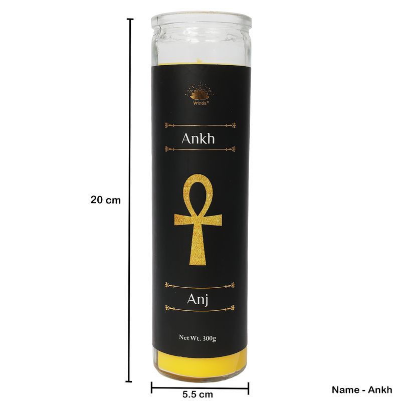7 Day Jar Candle Ankh