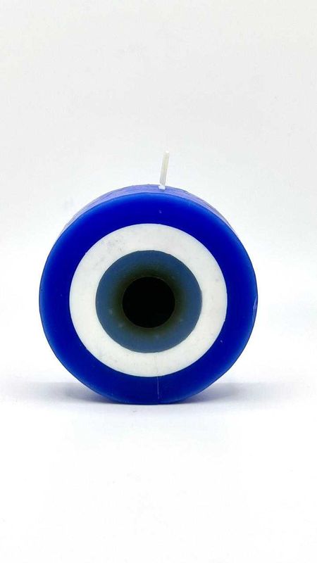 Round Evil Eye Candle
