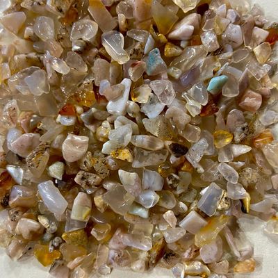 Cherry Blossom Agate Chips 1oz (Crystal Chip Bar)
