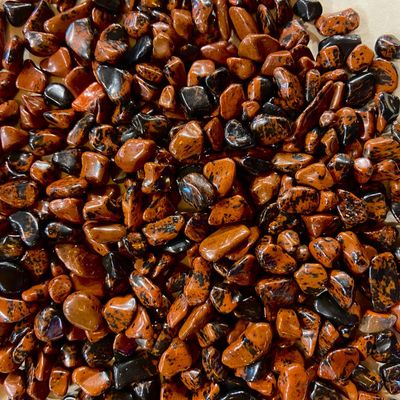 Obsidian Mahogany Chips 1oz (Crystal Chip Bar)