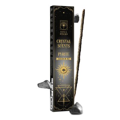 Soul Sticks Crystal Scents 20gm plus crystals - Pyrite