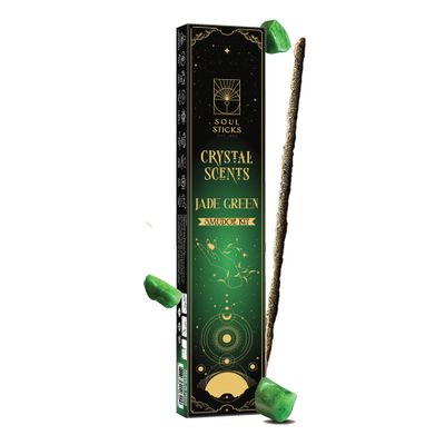 Soul Sticks Crystal Scents 20gm plus crystals - Jade Green