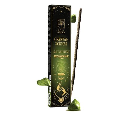Soul Sticks Crystal Scents 20gm plus crystals - Aventurine
