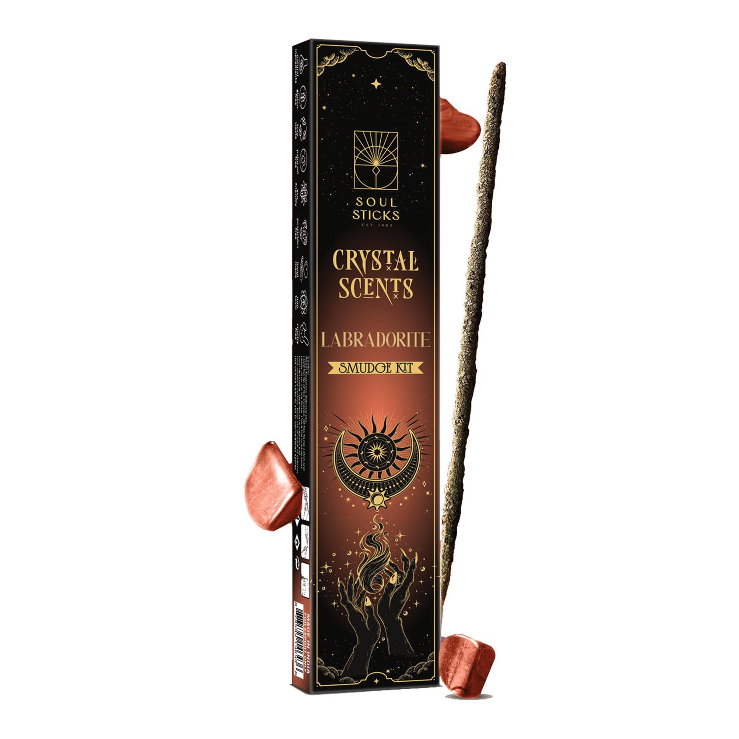 Soul Sticks Crystal Scents 20gm plus crystals - Labradorite