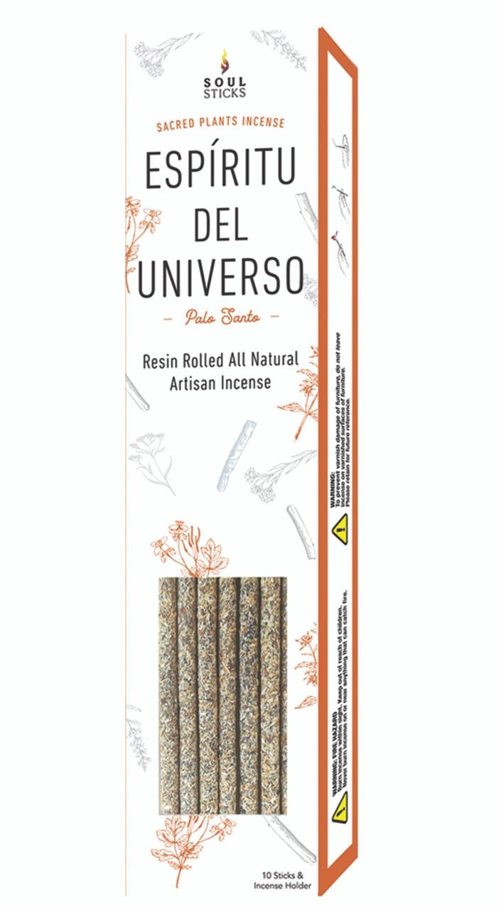 Soul Sticks Hand Rolled Artisan Spirit Of The Universe Palo Santo