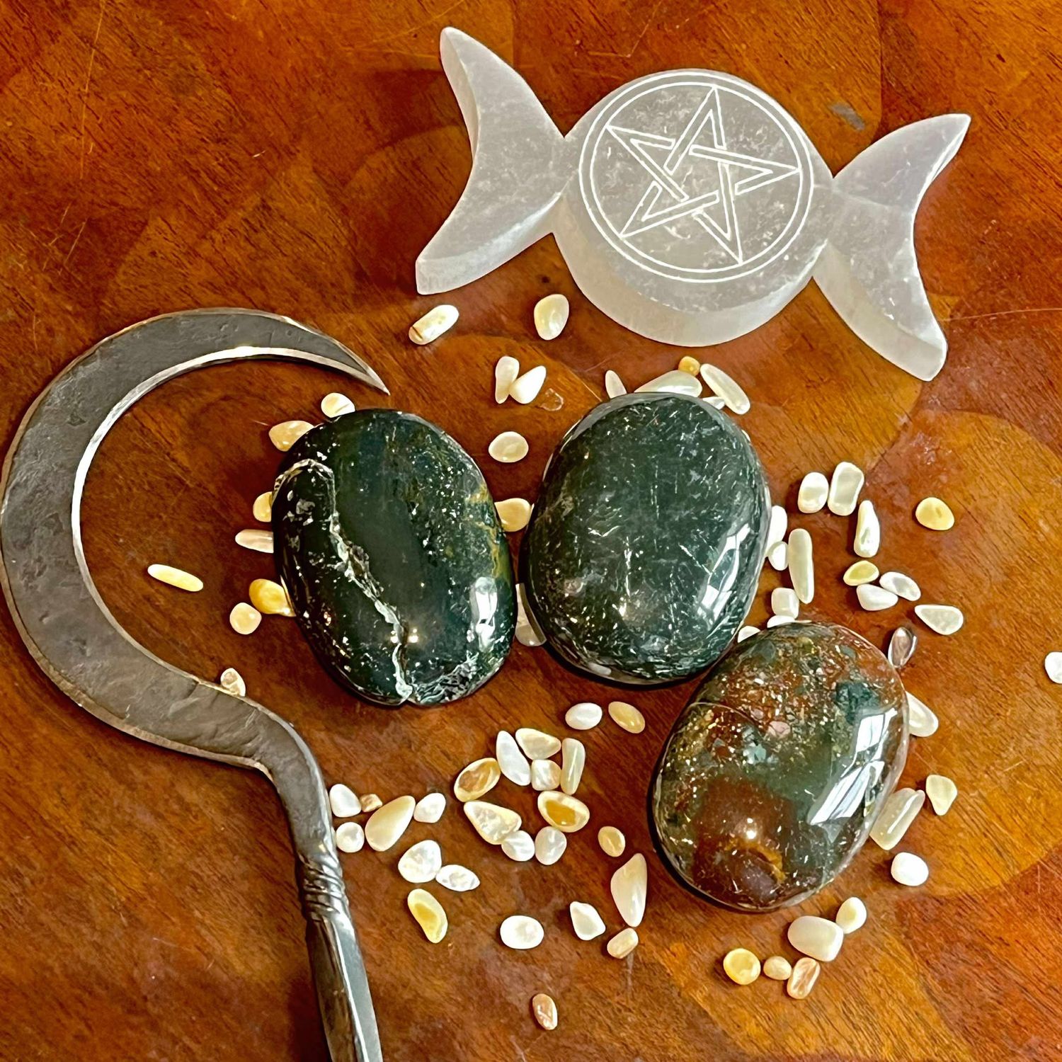 Bloodstone Palm Stone
