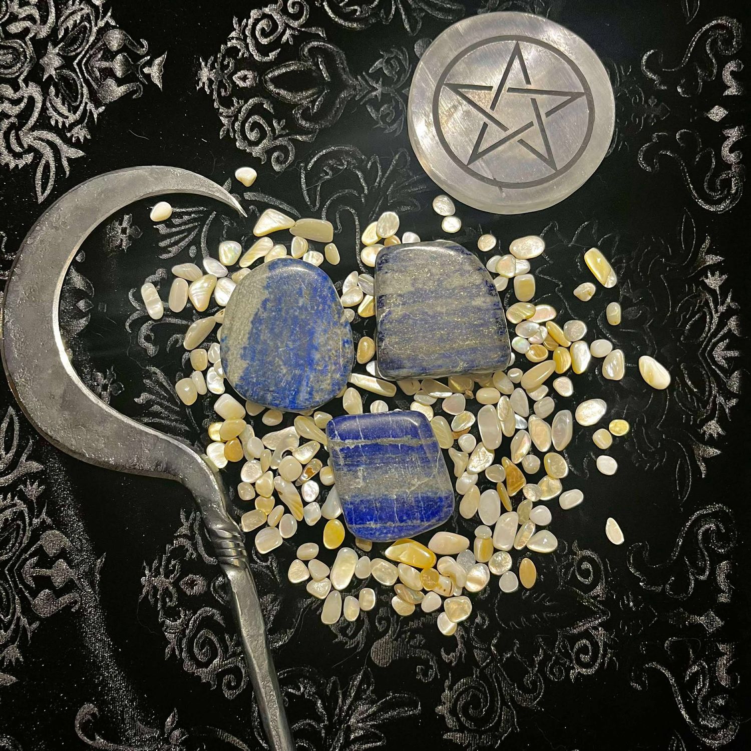 Lapis Lazuli Palm Stone