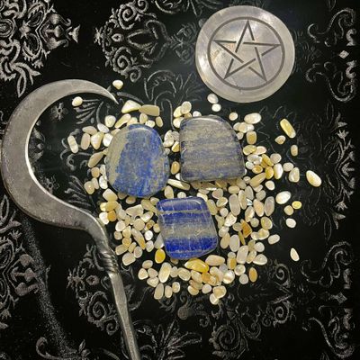 Lapis Lazuli Palm Stone