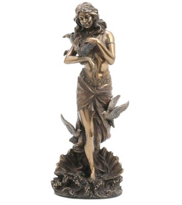 Aphrodite With Doves on a Sea Shell