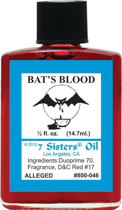 7  Sisters Oils Bats Blood