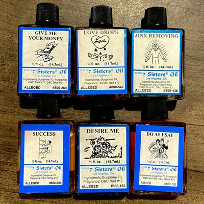 7 Sisters Of New Orleans Hoodoo Conjure and Voodoo oils