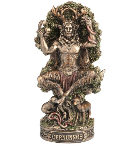 Celtic Mini Statue- Cernunnos (painted)