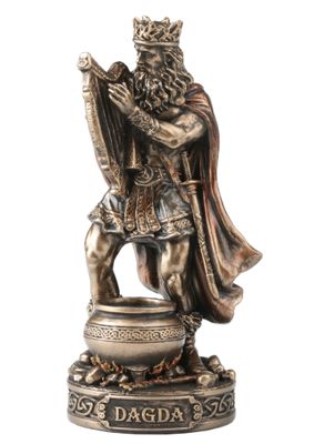 Celtic Mini Statue- Dagda (painted)