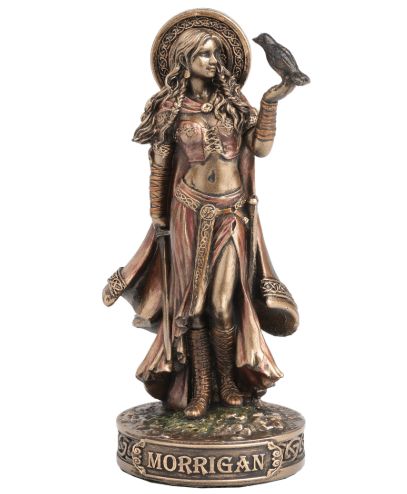 Celtic Mini Statue- Morrigan (painted)
