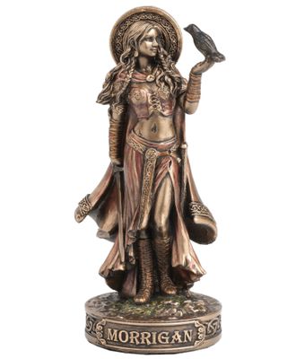 Celtic Mini Statue- Morrigan (painted)
