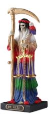 Santa Muerte Mini Statue - Multi Color