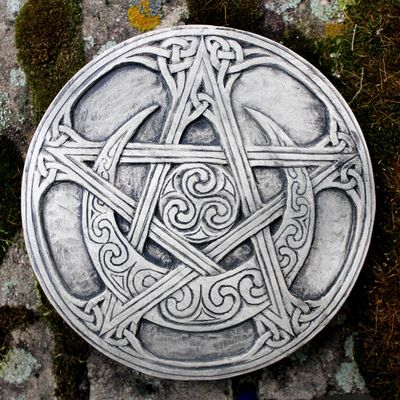 Paul Borda Moon Pentacle Plaque