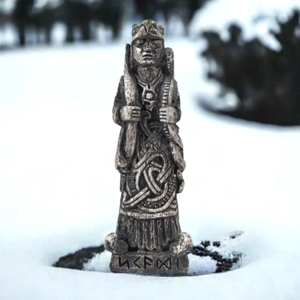 4&quot; Paul Borda Norse Goddess Skadi -Stone Finish