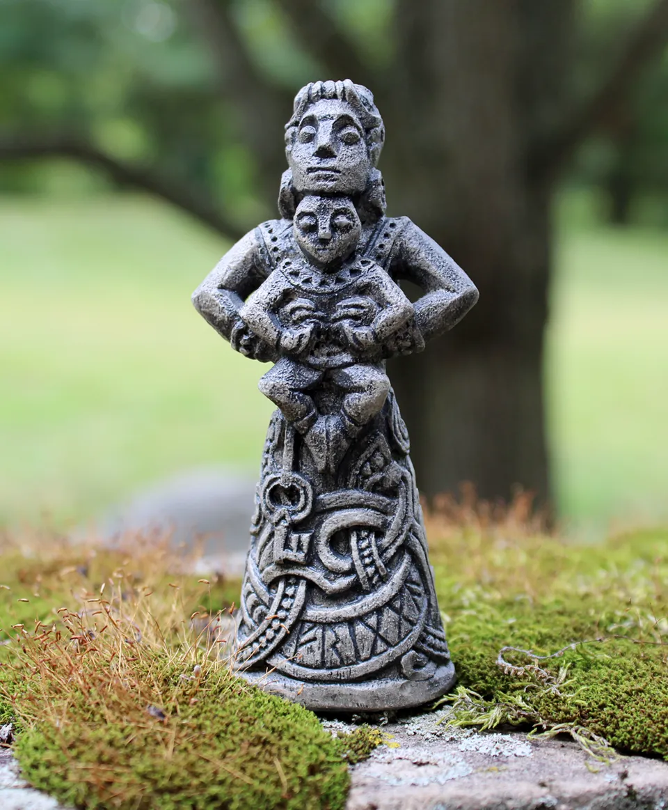 4&quot; Paul Borda Norse Goddess Frigga -Stone Finish