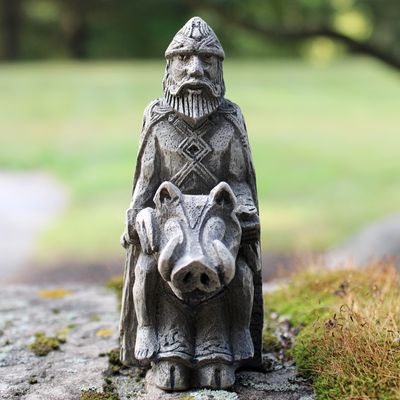 4&quot; Paul Borda Norse God Freyr -Stone Finish
