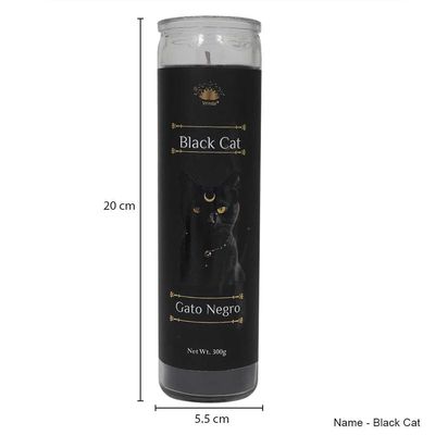 7 Day Jar Candle Black Cat