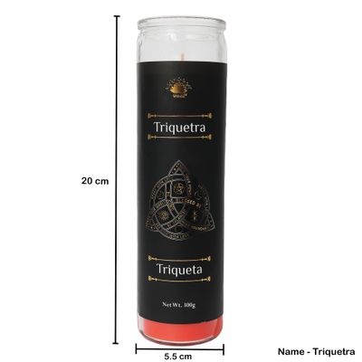 7 Day Jar Candle Triquetra