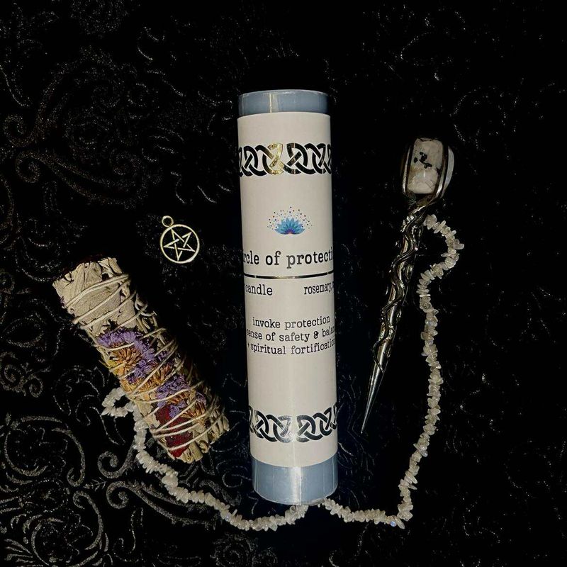 Manifestation Pillar Candle - Protection