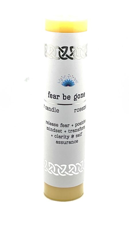 Manifestation Pillar Candle - Fear Be Gone