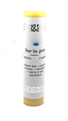 Manifestation Pillar Candle - Fear Be Gone
